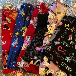 Disney scrubs tops